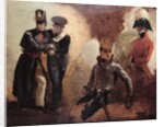 Studies of a Coldstream Guards Officer and Military Portraits, 1815 by George Jones