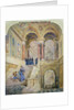 Design for the staircase of Leeds Town Hall, 1853-58 by Cuthbert Brodrick