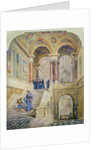 Design for the staircase of Leeds Town Hall, 1853-58 by Cuthbert Brodrick