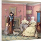 An English William IV Sitting Room in Late Summer, c.1830 by English School