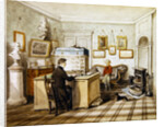 Interior of an office of works, 1852 by Henry Carpenter
