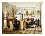 Interior of an office of works, 1852 by Henry Carpenter