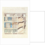 A cross section design for a classical town house interior, c.1840 by English School