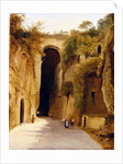 The Crypta Napoletana, beneath the Posillipo hill, Naples, c.1840 by Neapolitan School