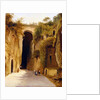 The Crypta Napoletana, beneath the Posillipo hill, Naples, c.1840 by Neapolitan School