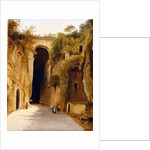 The Crypta Napoletana, beneath the Posillipo hill, Naples, c.1840 by Neapolitan School