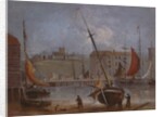 Dover Castle and Harbour, c.1830 by English School