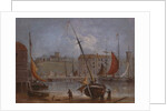 Dover Castle and Harbour, c.1830 by English School