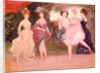 Four Dancing Girls on the Stage by Charles Edward Conder