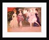 Four Dancing Girls on the Stage by Charles Edward Conder