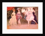 Four Dancing Girls on the Stage by Charles Edward Conder