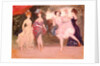 Four Dancing Girls on the Stage by Charles Edward Conder