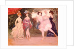 Four Dancing Girls on the Stage by Charles Edward Conder