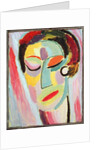 Closed Eyes by Alexej von Jawlensky