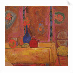 Still Life with Jug and Sculpture on a Table by Alexej von Jawlensky