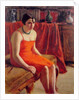 Seated Woman in a Red Dress, 1929 by Roderic O'Conor
