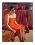 Seated Woman in a Red Dress, 1929 by Roderic O'Conor