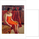 Seated Woman in a Red Dress, 1929 by Roderic O'Conor