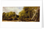 A woody river scene, 1850 by Frederick Richard Lee