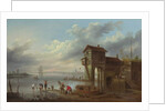 A View of the Sluice House at Liverpool by John Pennington