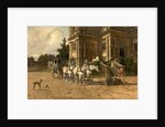 Front View of Wollaton Hall, Nottingham with Horse and Carriage, c.1880-1906 by Arthur Walker Redgate
