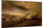 Napoleon Leaving the Field of Waterloo on 18th June 1815, c.1816 by George Jones