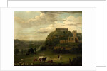 View of Nottingham Castle with St Nicholas' Church and Houses, c.1742-50 by Paul Sandby