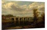 Old Trent Bridge, Nottingham, 1825 by John Rawson Walker