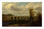 Old Trent Bridge, Nottingham, 1825 by John Rawson Walker