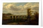 Old Trent Bridge, Nottingham, 1825 by John Rawson Walker