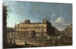 Piazza di Monte Cavallo, Rome, Italy by Antonio Canaletto