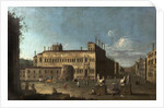Piazza di Monte Cavallo, Rome, Italy by Antonio Canaletto