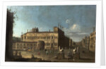 Piazza di Monte Cavallo, Rome, Italy by Antonio Canaletto