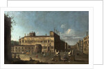Piazza di Monte Cavallo, Rome, Italy by Antonio Canaletto