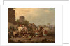 Village Market Scene by William Malbon