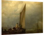 A River Scene with Barges, c.1825 by Augustus Wall Callcott