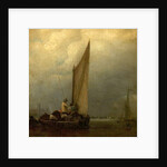 A River Scene with Barges, c.1825 by Augustus Wall Callcott