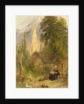 Cottages at Olney, Buckinghamshire by William Harvey
