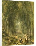 The Lime Walk at Weston, Buckinghamshire by William Harvey