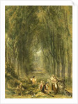 The Lime Walk at Weston, Buckinghamshire by William Harvey