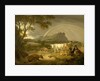 Landscape, Beeston Castle, Cheshire, and Rainbow, 1793 by Julius Caesar Ibbetson