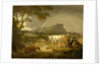 Landscape, Beeston Castle, Cheshire, and Rainbow, 1793 by Julius Caesar Ibbetson