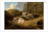 Two Pigs in Straw by George Morland