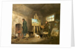 The Artist in His Studio and His Man Gibbs, 1802 by George Morland