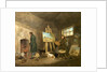 The Artist in His Studio and His Man Gibbs, 1802 by George Morland