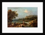 River Scene with Peasants by Francesco Zuccarelli