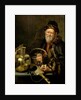 An Old Man with Broken Eggs by William van (attr.to) Odekerken