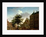 Back of Nieuwe Kerk and Town Hall, Amsterdam, Holland by Isaak Ouwater