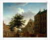 Back of Nieuwe Kerk and Town Hall, Amsterdam, Holland by Isaak Ouwater