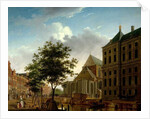 Back of Nieuwe Kerk and Town Hall, Amsterdam, Holland by Isaak Ouwater